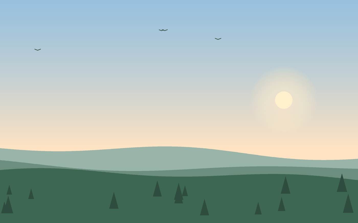 Landschaftsillustration