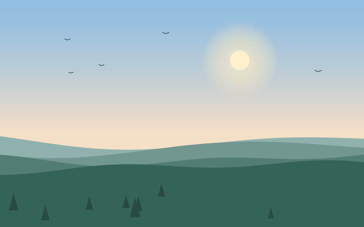 Landschaftsillustration