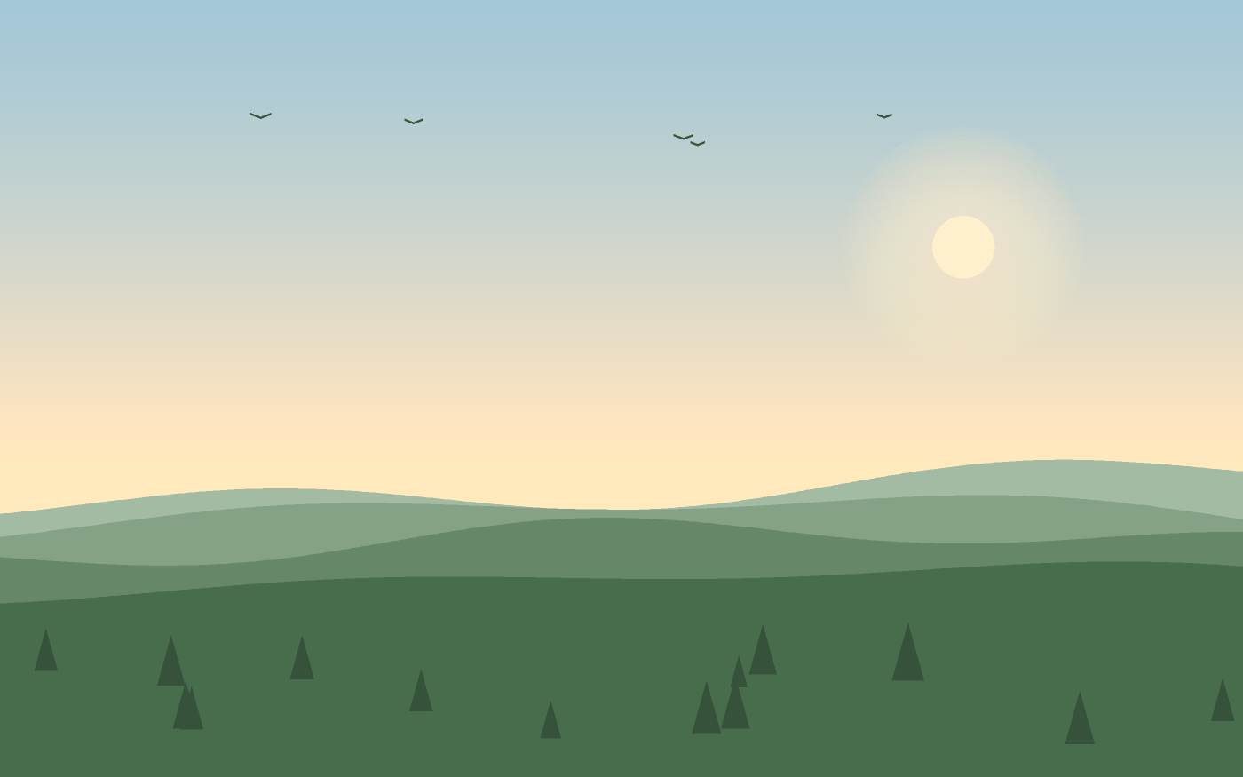 Landschaftsillustration
