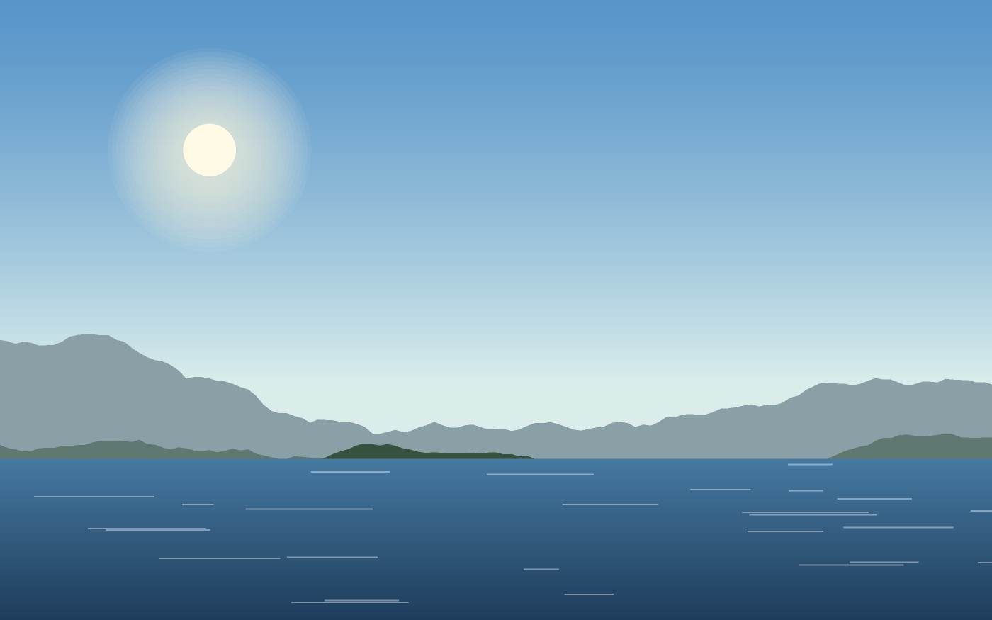 Landschaftsillustration