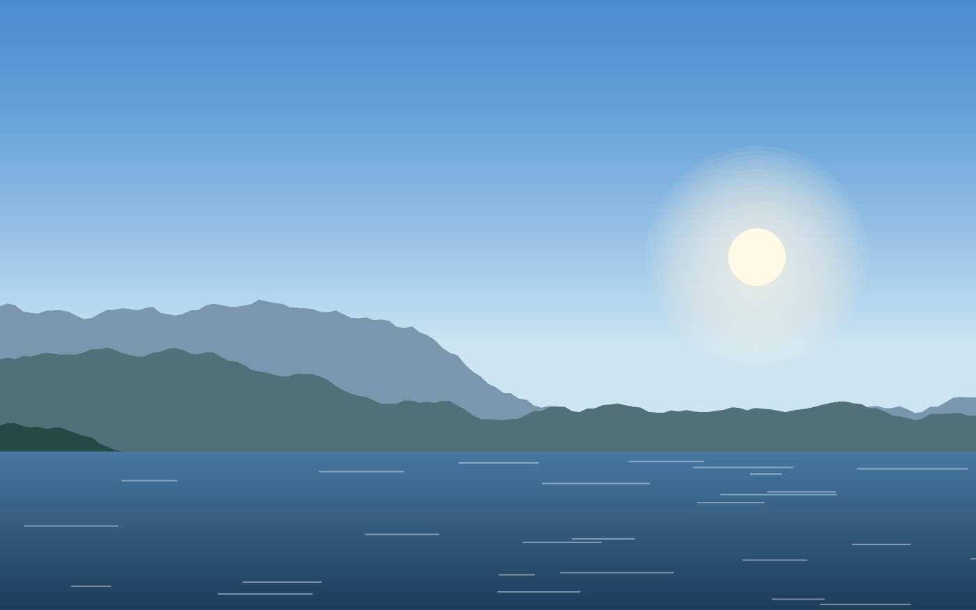 Landschaftsillustration