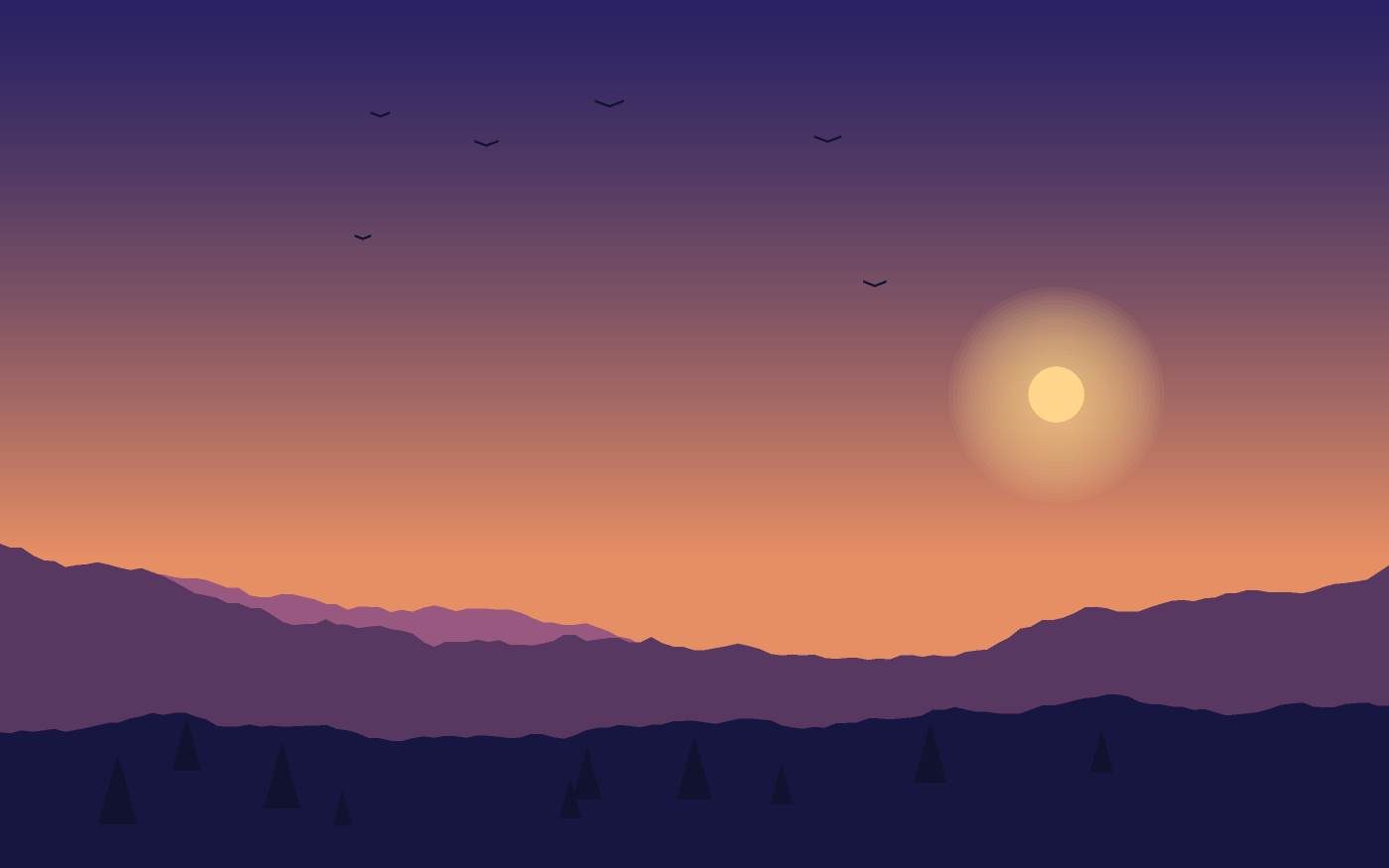 Landschaftsillustration