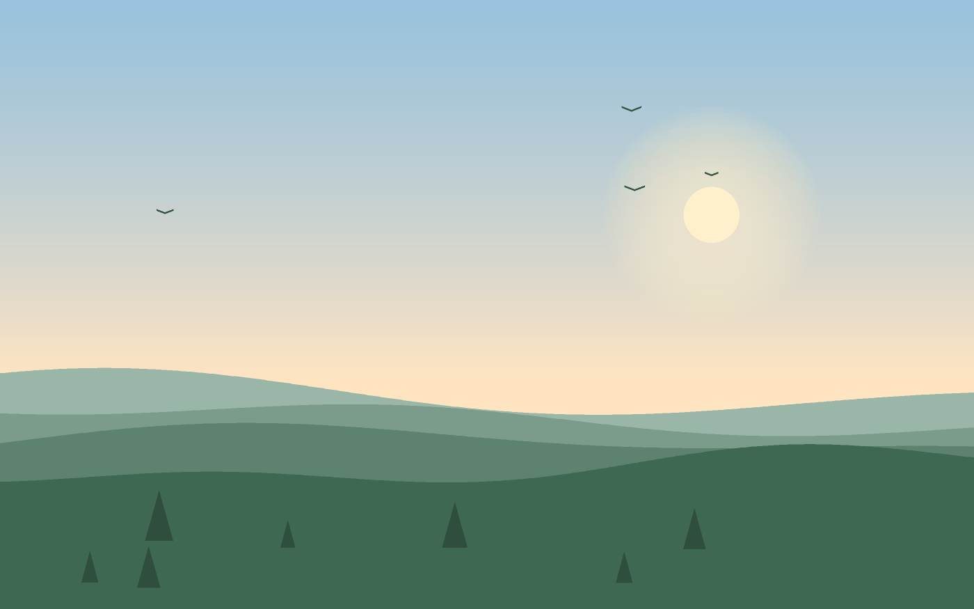 Ilustración de un paisaje