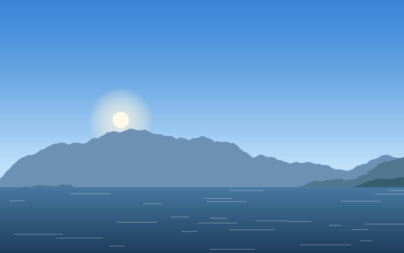 Landschapsillustratie