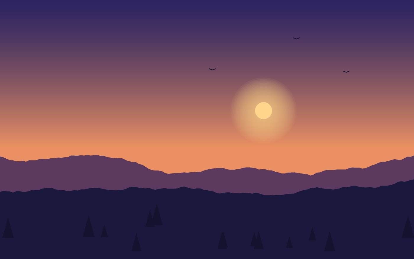 Ilustracja krajobrazu