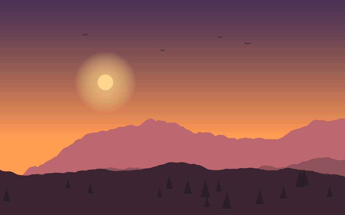 Ilustracja krajobrazu